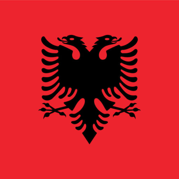 Gæsteflag Albanien