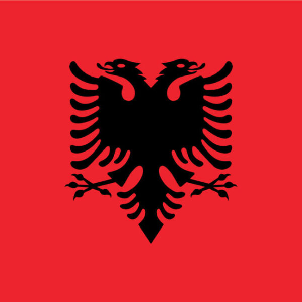Gæsteflag Albanien