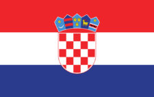 Gæsteflag Kroatien