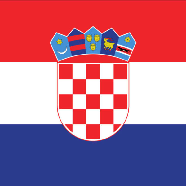 Gæsteflag Kroatien