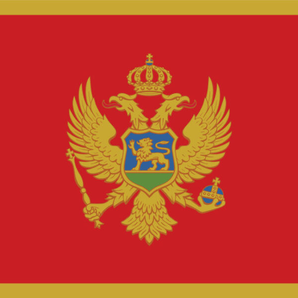 Gæsteflag Montenegro