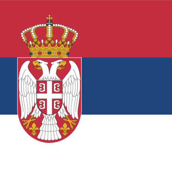 Gæsteflag Serbien
