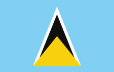 Gæsteflag St. Lucia