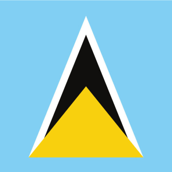 Gæsteflag St. Lucia